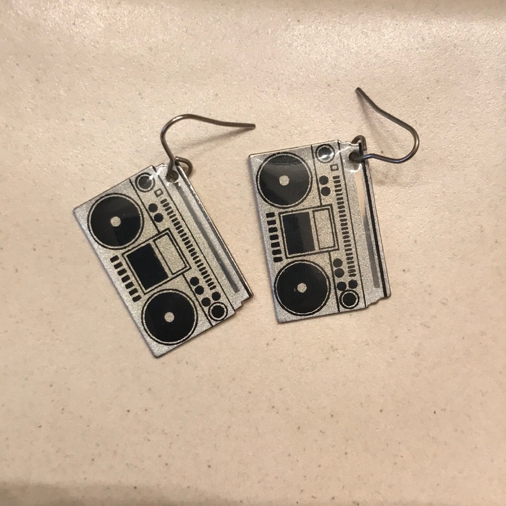 Boombox earrings